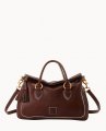 Dooney Florentine Large Satchel Chestnut ID-V9hOJDI6