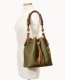 Dooney All Weather Leather 3.0 Drawstring 25 Green ID-rap0bhOl