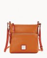 Dooney Pebble Grain Letter Carrier Caramel ID-uGwuhBhr