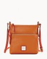 Dooney Pebble Grain Letter Carrier Caramel ID-uGwuhBhr