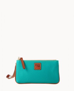 Dooney Pebble Grain Medium Wristlet Spearmint ID-LjTrYJMO