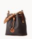 Dooney All Weather Leather 3.0 Drawstring 25 Black ID-1KeMAw4w