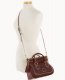 Dooney Florentine Small Satchel Chestnut ID-w8KQFsv5