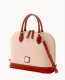 Dooney Pebble Grain Zip Zip Satchel Blush ID-8NVqTpiU