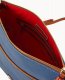 Dooney Pebble Grain Large Tassel Crossbody Jeans ID-vftOEsq3