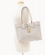 Dooney Florentine Large Amelie Shoulder Bag Ecru ID-HTX9VBWR