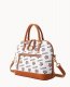 Dooney Collegiate Texas Achr(38)M Domed Zip Satchel TEXAS A&M ID-OtV8K71i
