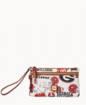 Dooney Collegiate University of Georgia Double Zip Wristlet University of Georgia ID-kVwxwSrP