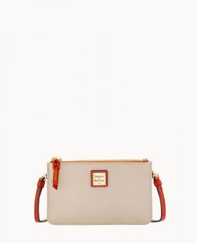 Dooney Pebble Grain Ella Crossbody Bone ID-oSM5xUVv