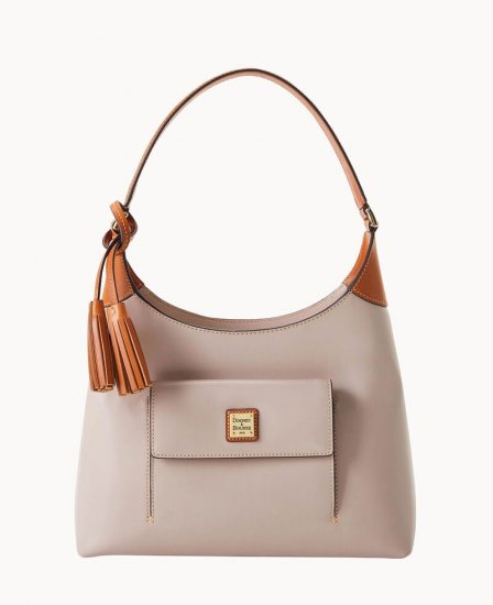 Dooney Wexford Leather Small Hobo Oyster ID-EDWx4pRU - Click Image to Close