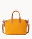 Dooney All Weather Leather 3.0 Domed Satchel 30 Chamois ID-xMSKIHVd