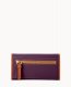 Dooney Wexford Leather Continental Clutch Plum Wine ID-ySiwigB6
