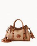 Dooney All Weather Leather 3.0 Satchel 30 Taupe ID-RAFLmwP3