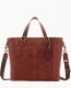 Dooney Florentine Newport Tote Chestnut ID-XhfK99r9
