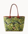 Dooney Palm Large Zip Tote Charcoal ID-VIR79g1s