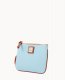 Dooney Pebble Grain Stadium Wristlet Caribbean Blue ID-LRte6tvp