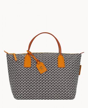 Dooney Roberta Pieri Tatami Fun Small Robertina Tote Pumpkin ID-YGOmMy3I