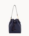 Dooney Florentine Hattie Drawstring Navy ID-MdssGuqs