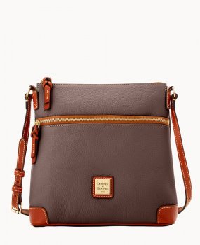 Dooney Pebble Grain Crossbody Taupe ID-G7djXGyZ