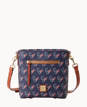 Dooney NFL Texans Small Zip Crossbody TEXANS ID-ZO7m6DRj