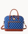 Dooney MLB Rangers Domed Zip Satchel RANGERS ID-zmfuhfmK