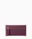 Dooney Saffiano Continental Clutch Plum Wine ID-TifQnznX