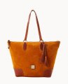 Dooney Suede Career Tote Honey ID-XvXvUh9p