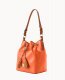 Dooney Wexford Leather Tasha Drawstring Coral ID-Ibv0QHCZ