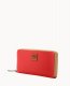 Dooney Pebble Grain Large Zip Around Wristlet Red ID-PMiGL3MF