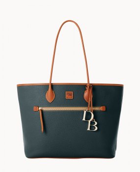 Dooney Pebble Grain Large Tote Forest ID-XHDexQIL