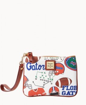 Dooney Collegiate Florida Stadium Wristlet U OF FLORIDA ID-z6EfznHU