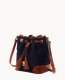 Dooney Suede Crossbody Drawstring Navy ID-aQWjXblN
