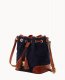 Dooney Suede Crossbody Drawstring Navy ID-aQWjXblN