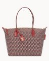 Dooney Roberta Pieri Tatami Classic Large Robertina Tote Ruby ID-YZN6A3N1