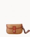 Dooney Oncour Twist Flap Wristlet Camel ID-B8CO3BW5