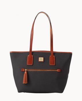 Dooney Pebble Grain Small Tote Black ID-TblOLJ4o