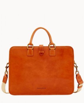 Dooney Florentine Brooklyn Briefcase Natural ID-A08mUOyy