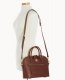 Dooney Saffiano Domed Zip Satchel Amber ID-iamMR6AF