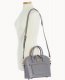 Dooney Saffiano Domed Zip Satchel Smoke Grey ID-vEJtWg6P