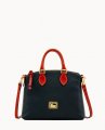 Dooney Dillen Crossbody Satchel Black ID-u1s643JS