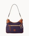 Dooney Pebble Grain Hobo Plum Wine ID-Kui8x3qZ