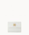 Dooney Saffiano Small Flap Credit Card Wallet Off White ID-eNzjC4Nr