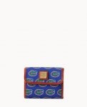 Dooney Collegiate University of Florida Flap Credit Card Wallet U OF FLORIDA ID-h85LBiJT