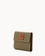 Dooney Pebble Grain Small Flap Credit Card Wallet Olive ID-ufakwRDz