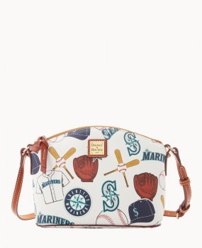 Dooney MLB Mariners Suki Crossbody Med Wristlet MARINERS ID-c0mPUsIa