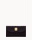 Dooney Ostrich Continental Clutch Black ID-t983tHWS