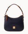 Dooney Wexford Leather Small Kiley Hobo Midnight Blue ID-CGZ18Ouh