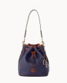 Dooney Pebble Grain Drawstring Midnight Blue ID-edQUlfFe