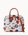 Dooney MLB Twins Zip Zip Satchel TWINS ID-3VDddxpS