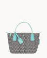 Dooney Roberta Pieri Tatami Fun Mini Robertina Tote Aqua ID-4T6CVDyX